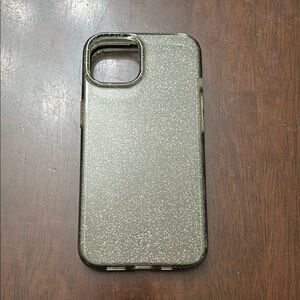 Glittery Black iPhone 14 Case